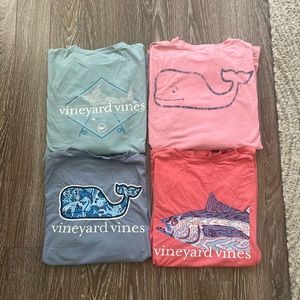 Vineyard Vines Short Sleeve and Long Sleeve Tshirt Bundle - ALL size Large